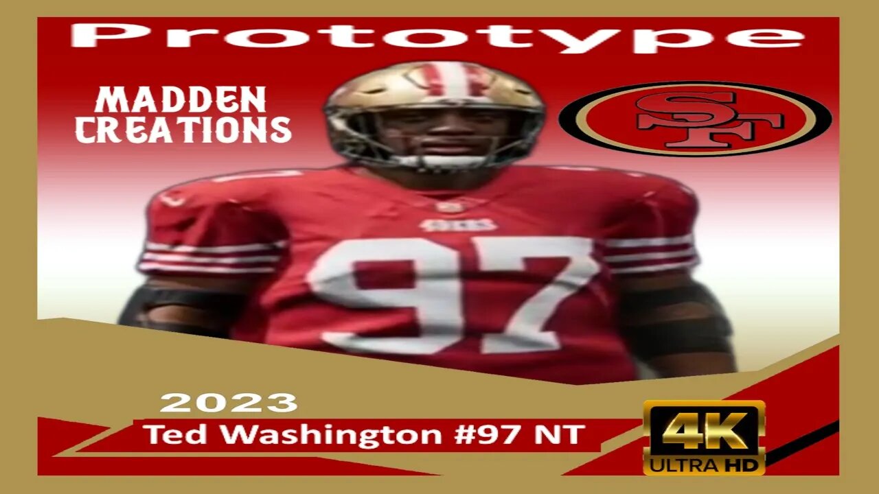 How To Create Ted Washington Madden 23 (Prototype)