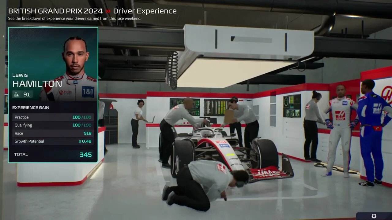 F1 Manager 2022 Season 3 Team Haas Race 10