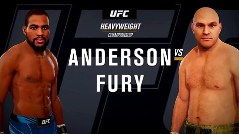 EA Sports UFC 4 Gameplay Tyson Fury vs Corey Anderson