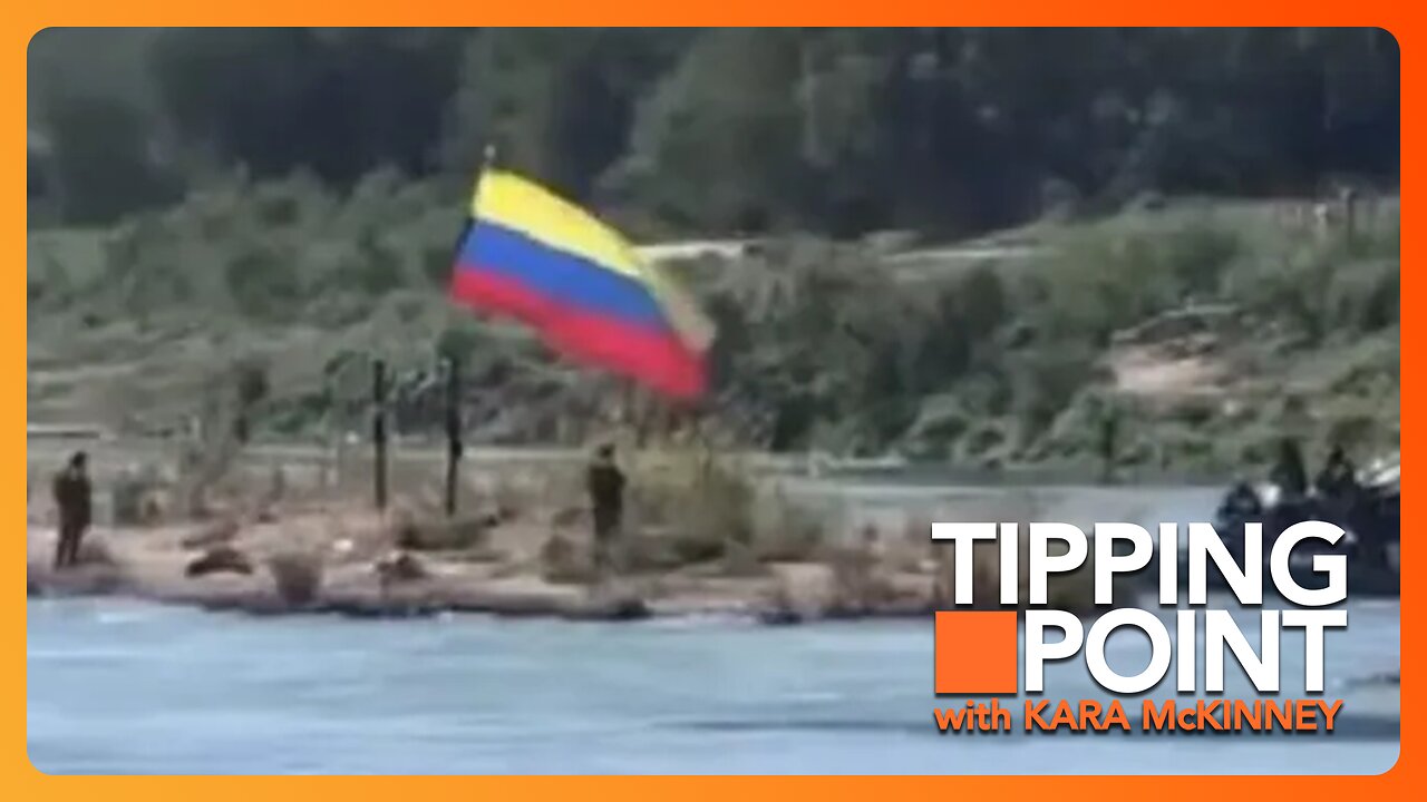 Illegals Plant Foreign Flag on Texas Soil | TONIGHT on TIPPING POINT 🟧