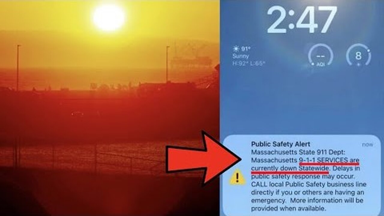 Something Big Is Planned! 911 Down Again In The Entire State Of Massachusetts During A Heatwave Test