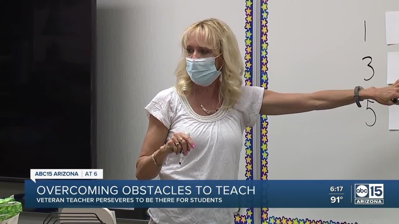 Valley teacher overcomes tremendous loss in challenging year