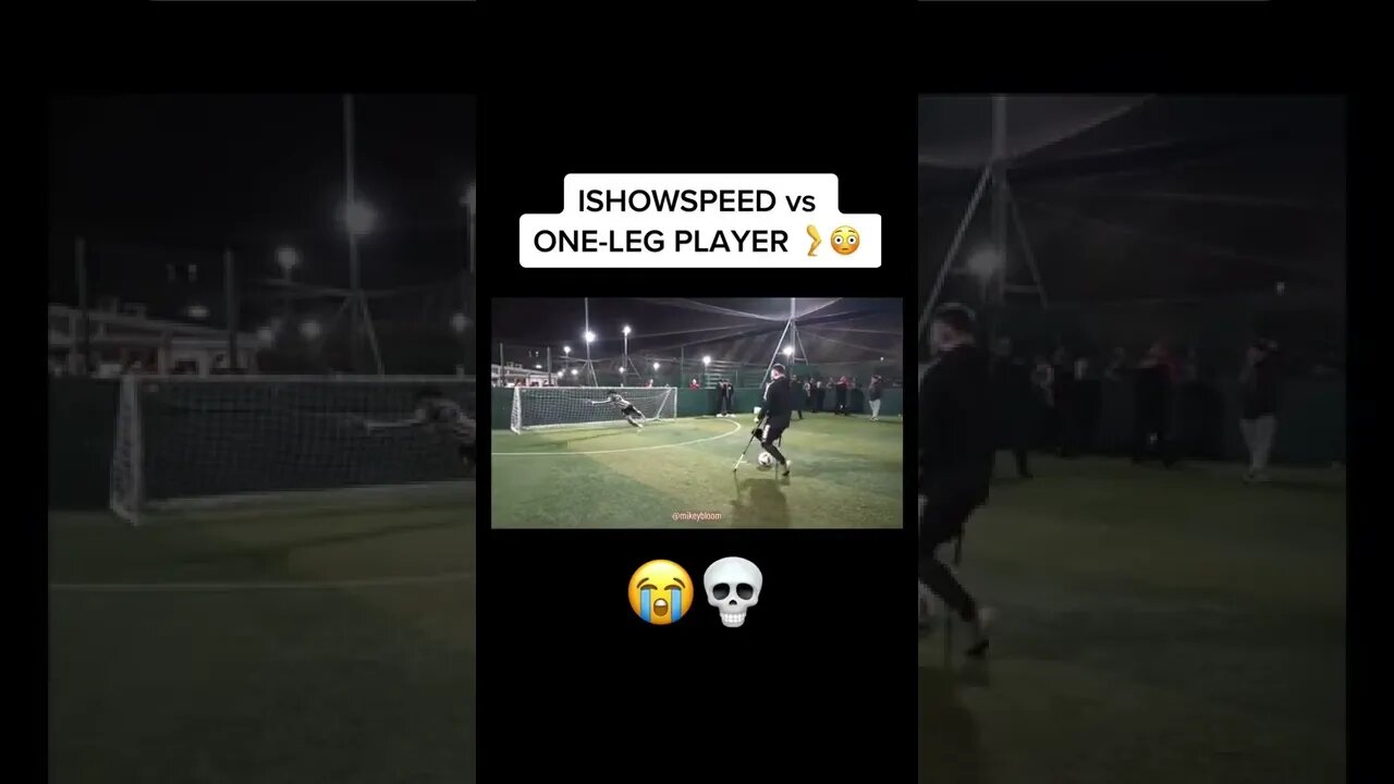 Ishowspeed vs one leg player #shorts #tiktokviral #ishowspeed #tiktok #shortvideo