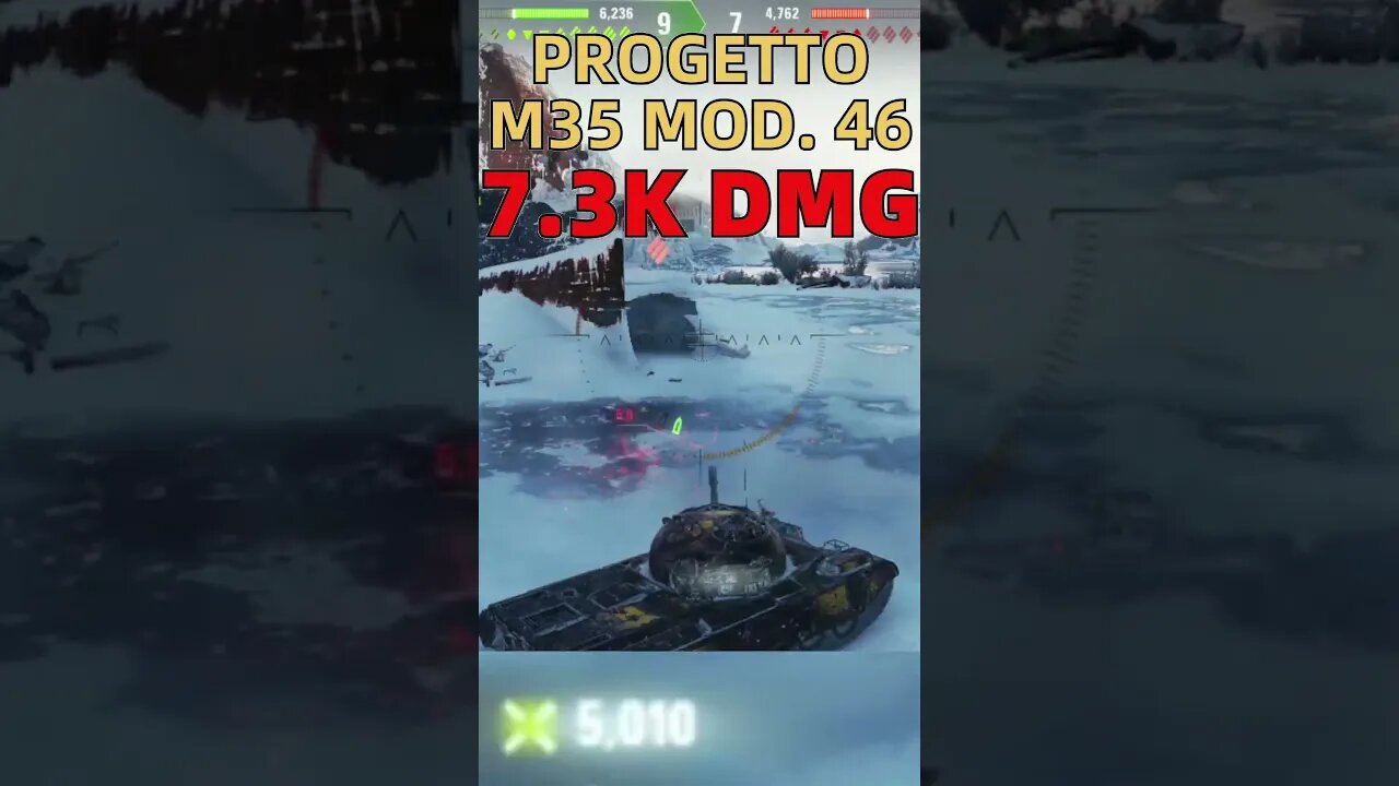 PROGETTO M35 MOD. 46 完美的意大利精華！ | 7 kills 7.3k dmg | world of tanks | @pewgun77