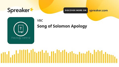 Song of Solomon Apology