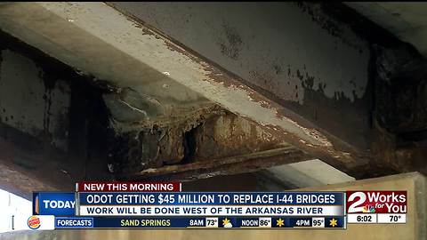 More bridge repairs coming to Tulsa's busy I-44