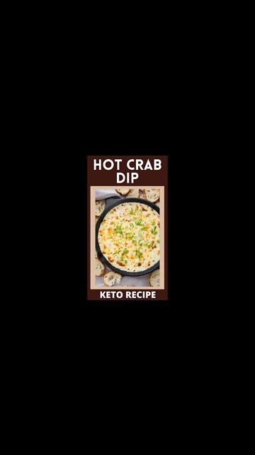 Hot crab dip | keto recipes | low carb | low carb diet | low carb recipes #Shorts #keto