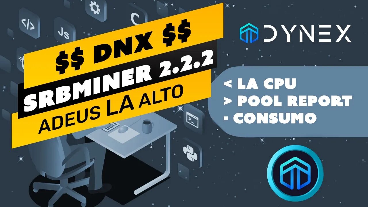 ⛏️😱 NOVO SRBMINER 2.2.2 - ADEUS LA ALTO - DYNEX (DNX) COM MAIS RENTABILIDADE E PERFORMANCE