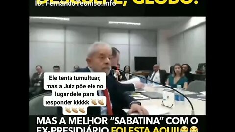 Lula é um Ex- presidiário que NÃO FOI inocentado!