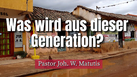 Was wird aus dieser Generation?