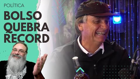 BOLSONARO vai ao INTELIGÊNCIA e QUEBRA RECORD falso do MOLUSCO sem precisar RECORRER a TRUQUEZINHOS