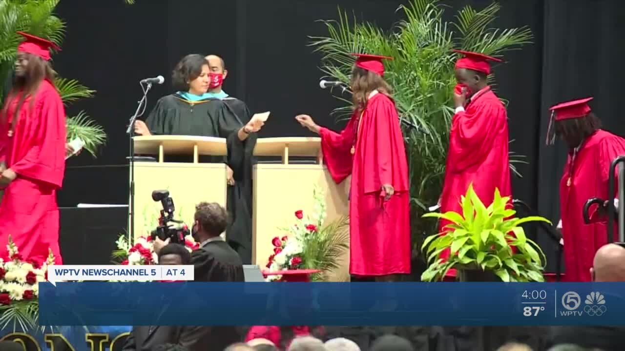 Palm Beach County seniors celebrating in-person graduations