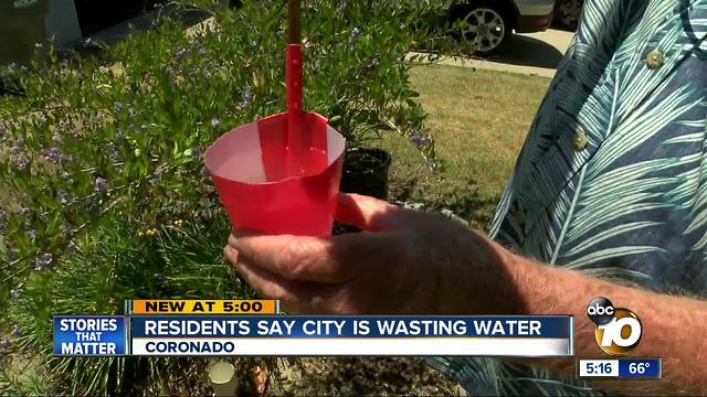 Residents say city is wasting water ++