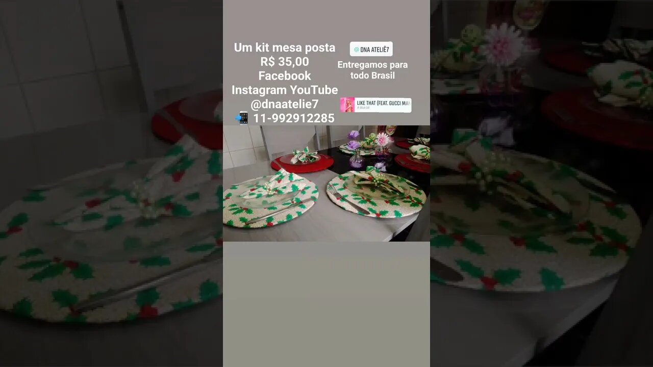 pratique a Mesa Posta com sua família ❤️