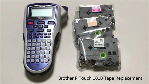 How to Replace the Tape in a Brother P Touch 1010