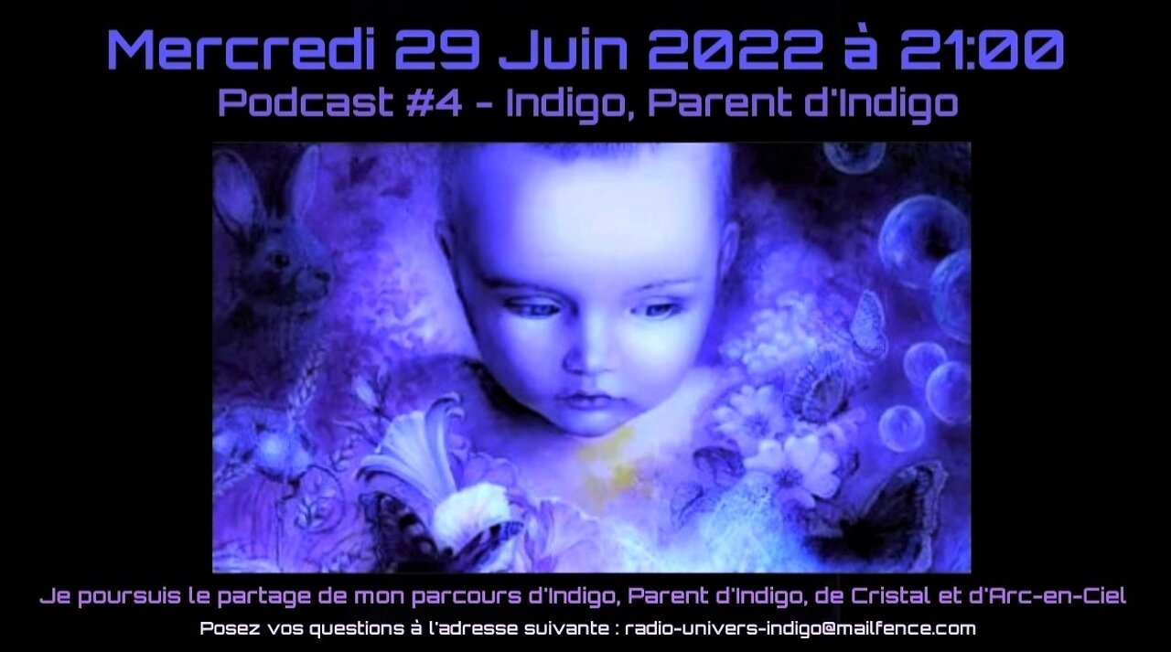 Podcast #2 - Indigo, Parent d'Indigo - Sylvia Marshall - 29-06-2022