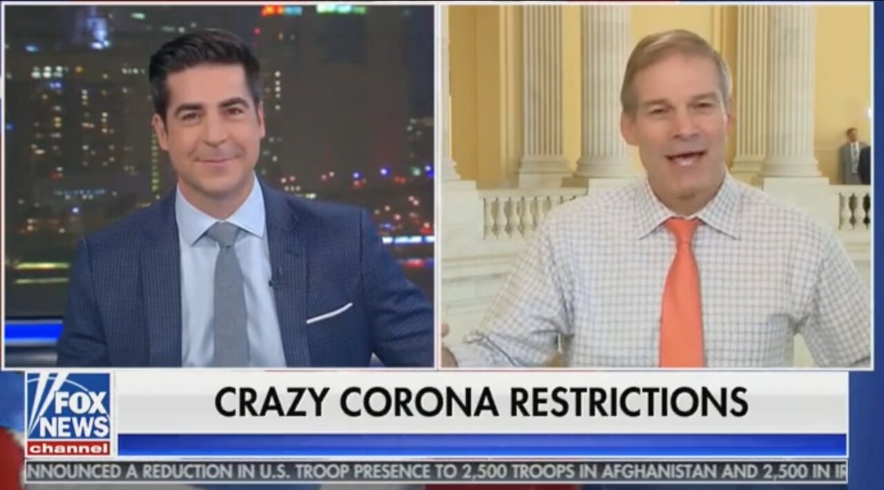 Jim Jordan on New COVID Lockdowns