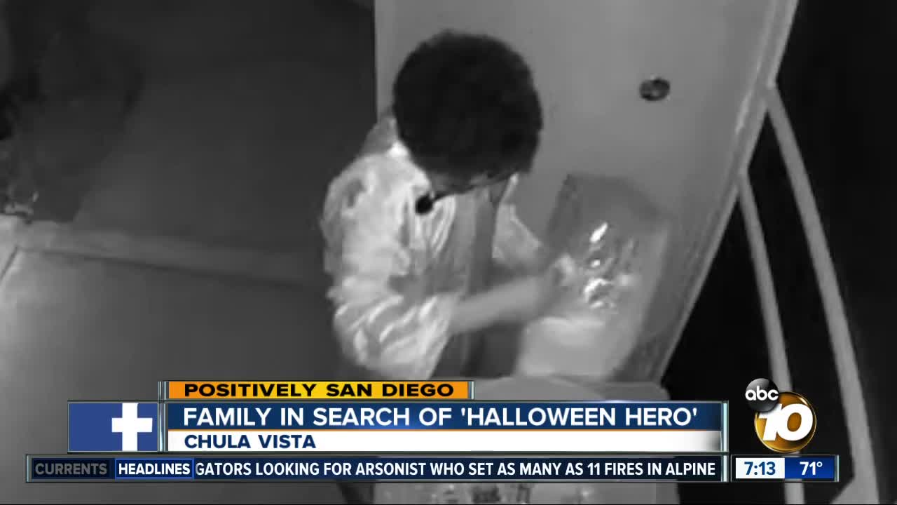 Couple brought to tears by 'Halloween Hero'