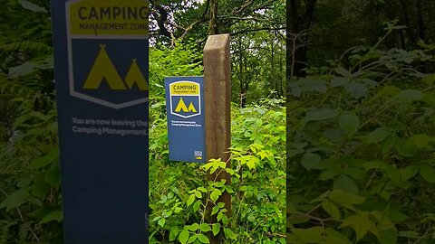 Leaving Loch Lomond camping management zone on The West Highland Way Scotland ##hiking #shorts