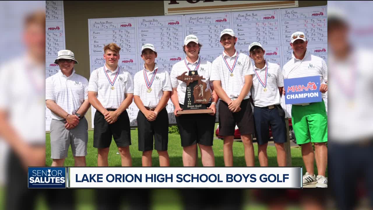 WXYZ Senior Salutes: Lake Orion High School boys golf team