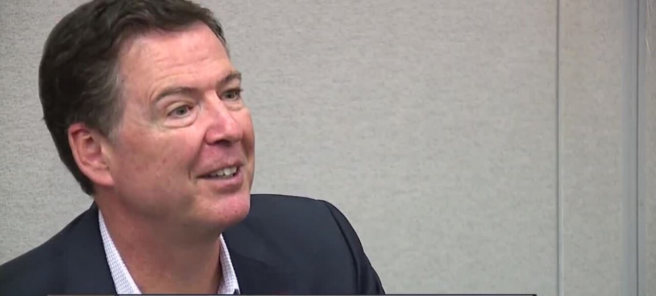 Former FBI Director James Comey speaks at UNLV