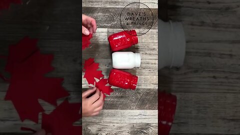 Canada Day DIY - Shorts - Mason Jar Centerpiece - Easy DIY