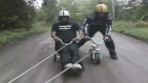 Tricycle High Speed Stunt & Wipeout - Whacked Out TV