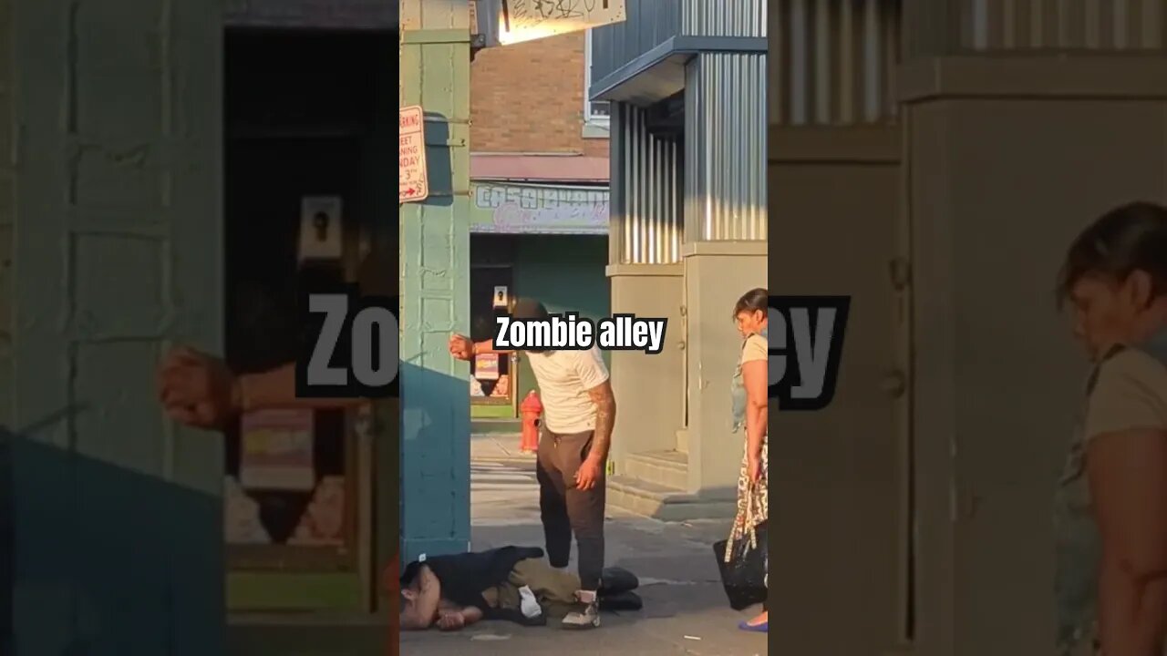 entrance to zombie alley