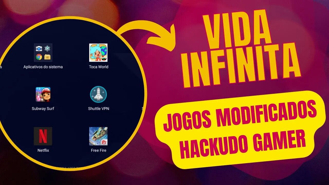 ✅APKs ANDROIDs MODIFICADOS VIDA INFINITA E DINHEIRO INFINITO JOGOS PARA CELULAR