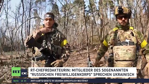 RT-Chefredakteurin: Mitglieder des sogenannten "Russischen Freiwilligenkorps" sprechen ukrainisch