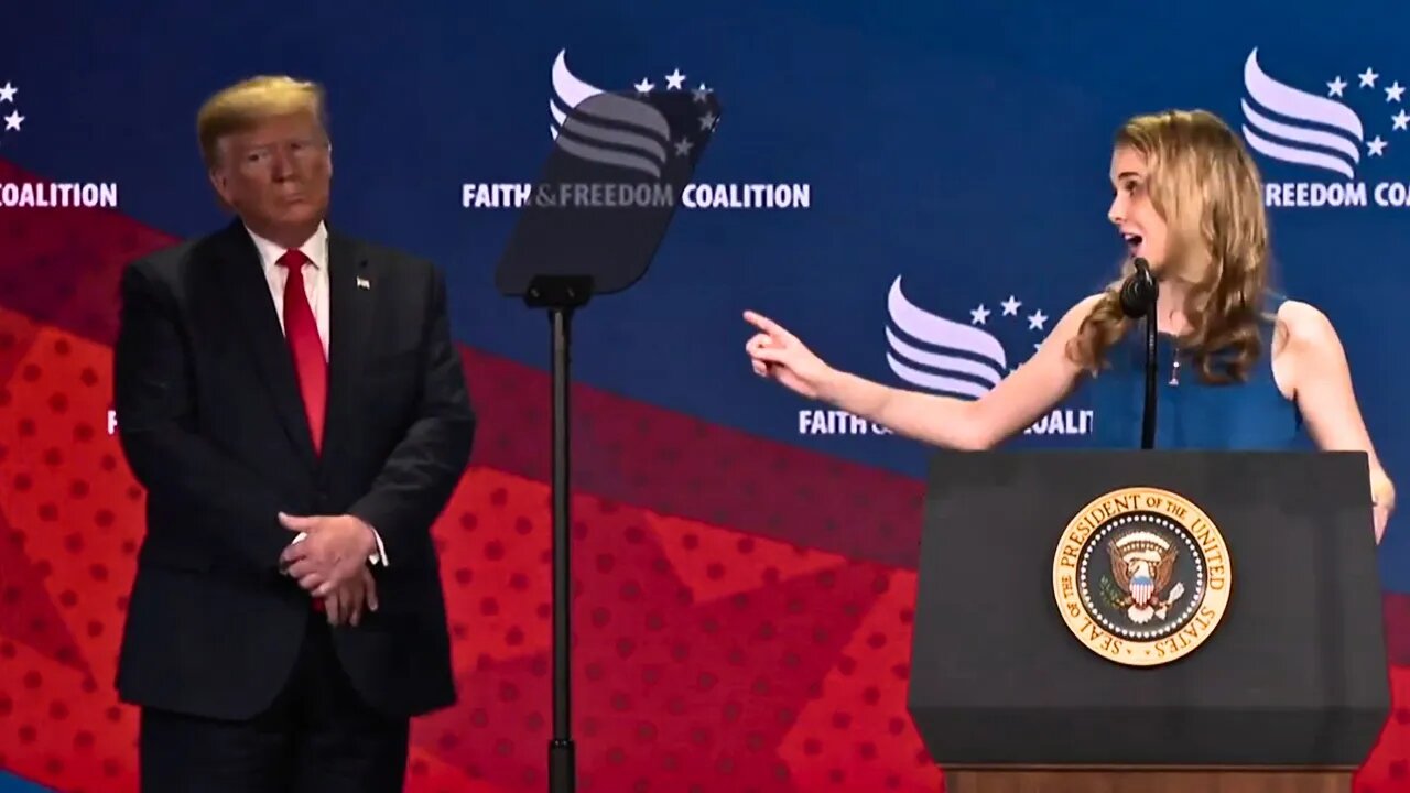 Mysterious Cancer Survivor Woman Gets On Stage During Trump Speech What Happened Next is Astonishing