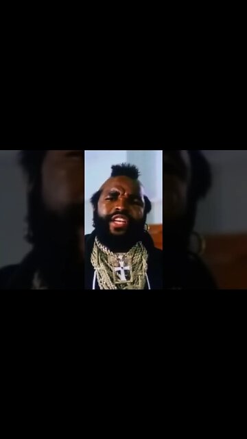 Mr. T Telling You Young Kids Life Is No Sunshine And Rainbows 80’s Style