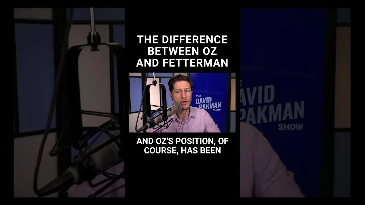The Biggest Difference Between John Fetterman and Mehmet Oz #shorts