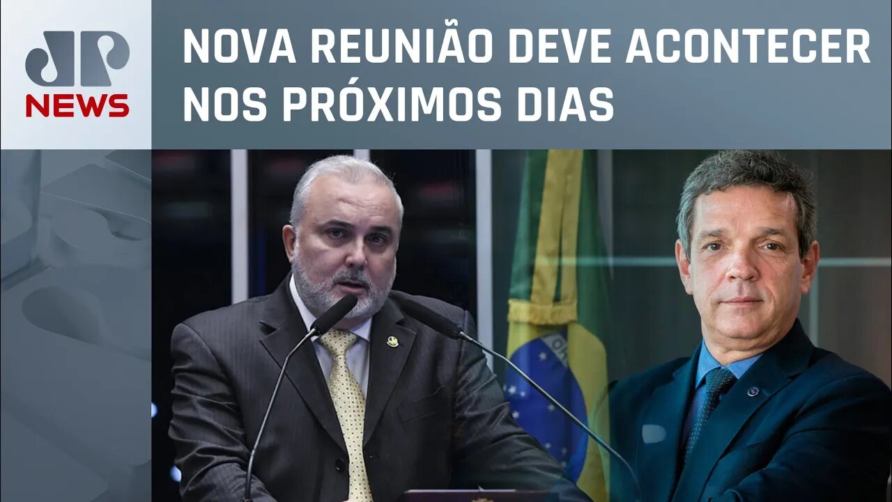 Jean Paul Prates e Caio Paes de Andrade conversam pela primeira vez