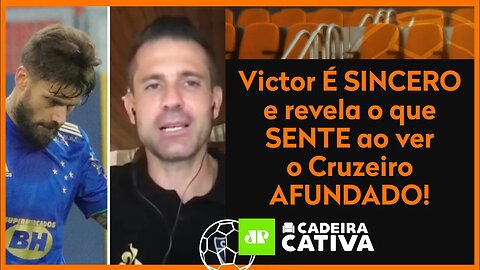 EXCLUSIVO! "Tá GOSTANDO de ver o Cruzeiro AFUNDADO na Série B?" Victor É SINCERO na resposta!