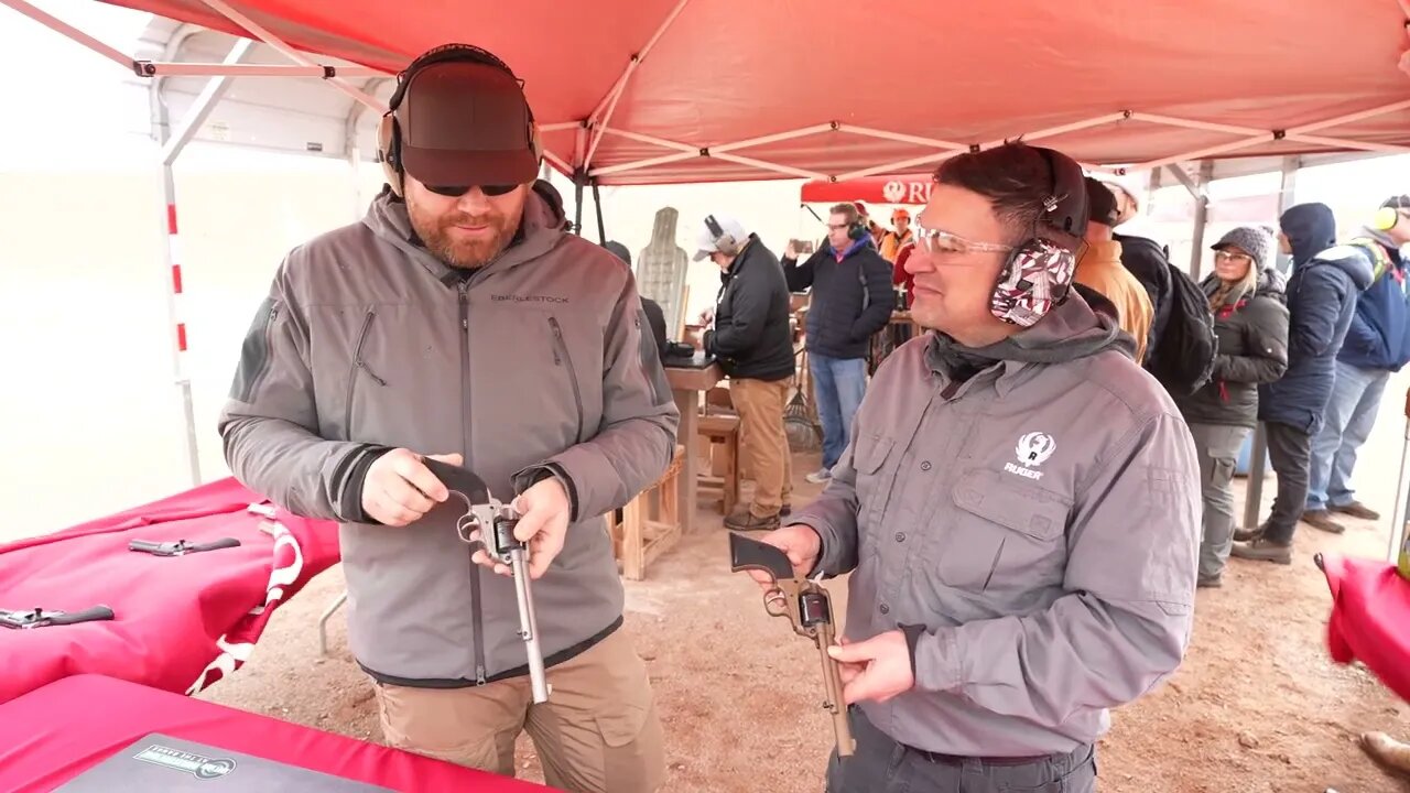 Ruger Wrangler with Extended Barrels! -- SHOT Show 2023