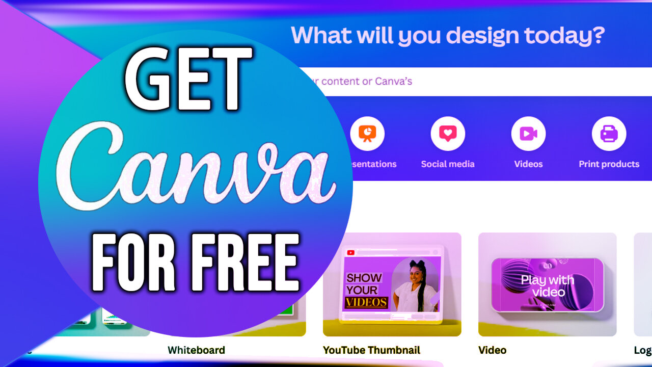 How to get canva pro for free