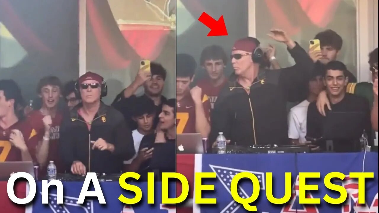 Will Ferrell DJ's At His Son's Frat Party In College Like He's Skrillex