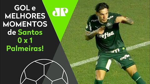 VEIGA PERDEU PÊNALTI, MAS DEU VERDÃO! SANTOS 0 X 1 PALMEIRAS | MELHORES MOMENTOS | BRASILEIRÃO 2022