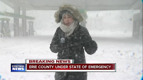 Hannah live cut in snow