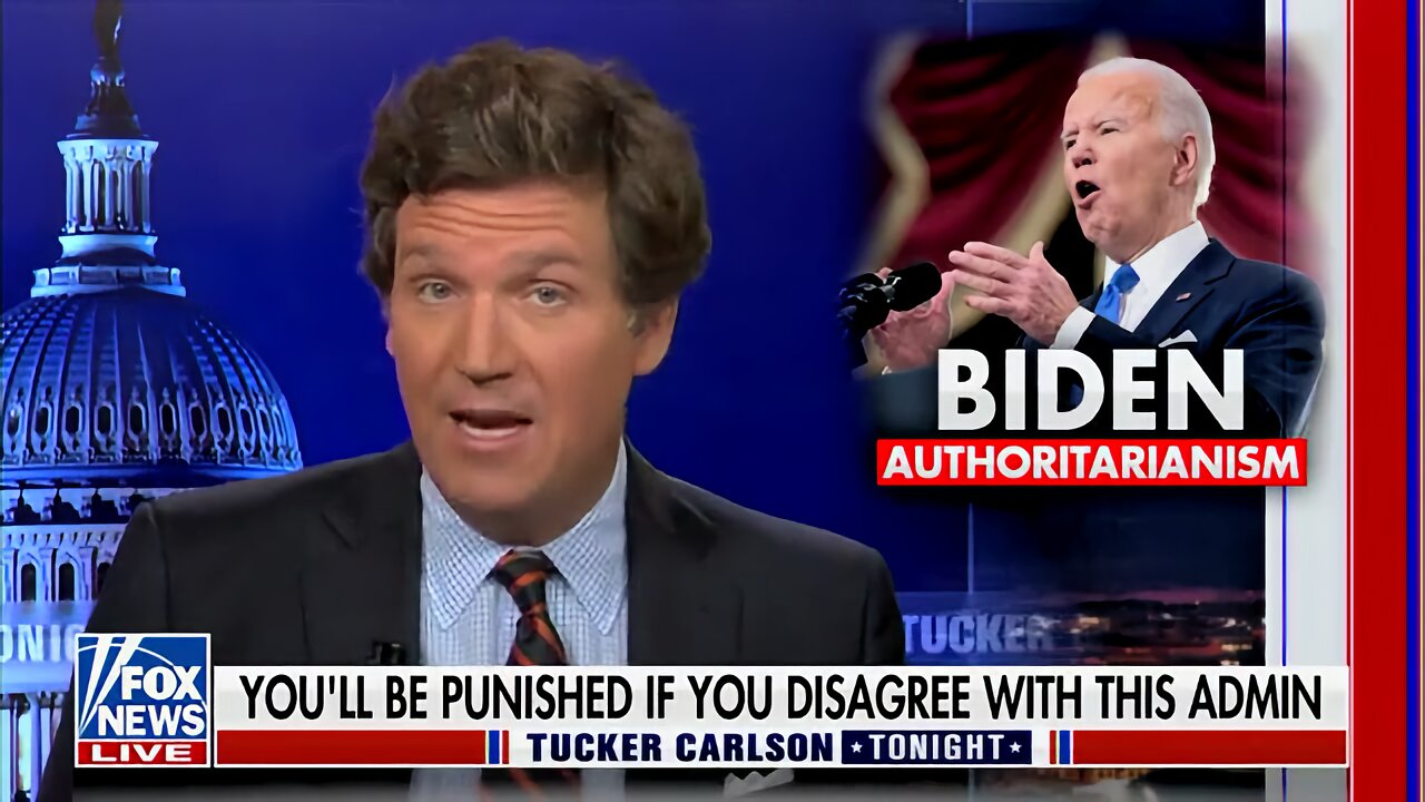 Tucker: Biden's Authoritarianism Is Taking Inspiration from Ukraine's Zelenskyy