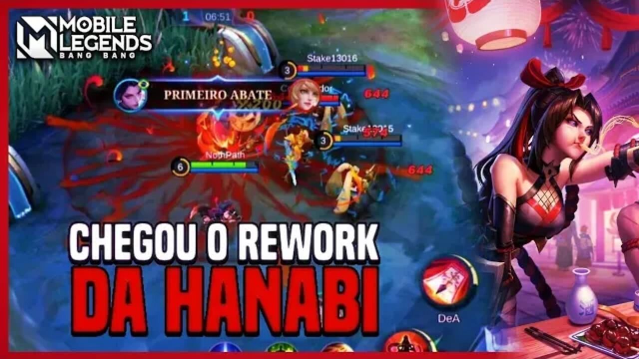 FINALMENTE!! NOVO REWORK DA HANNABI | PRIMEIRAS IMPRESSÕES | MLBB