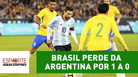 Brasil perde da Argentina por 1 a 0. É para se preocupar?