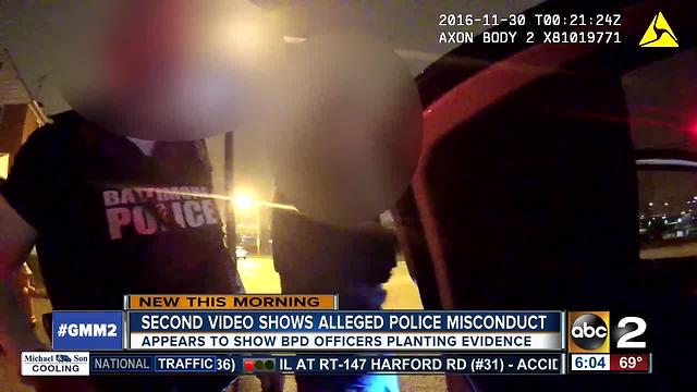 Second video shows alleged police misconduct