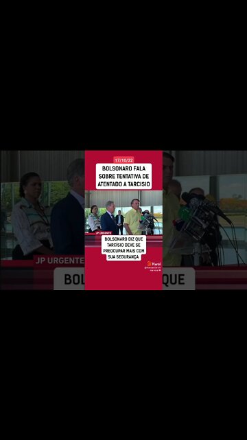 🔥Bolsonaro fala sobre atentado. || Ele teve requerer mais segurança.