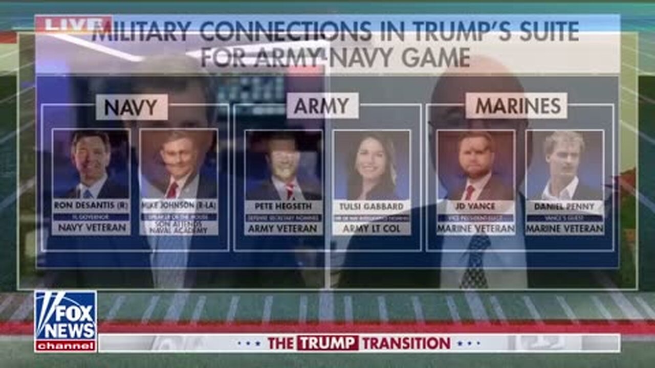 VIP entourage join Trump at Army-Navy game as fans roar approval