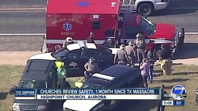 Colorado churches continue to improve security, nearly one month since Texas church massacre