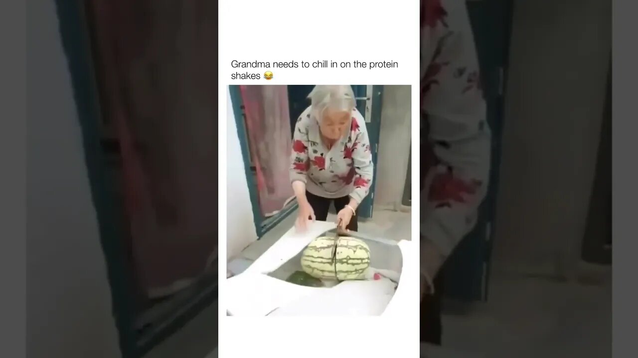 Grandma gotta chill! 😹😹😹😹 #viral #subscribe #shorts #algorithm 😎