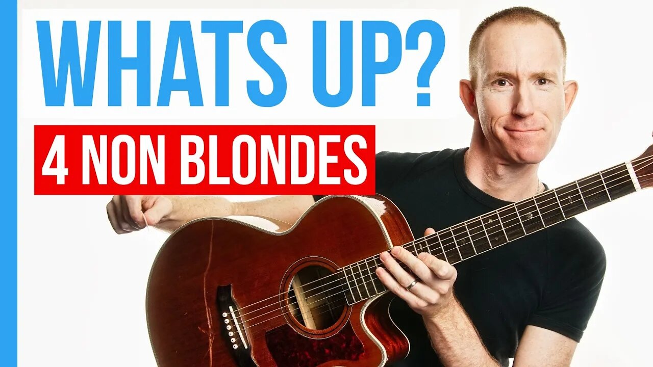 Whats Up ★ 4 Non Blondes ★ Acoustic Guitar Lesson [with PDF]