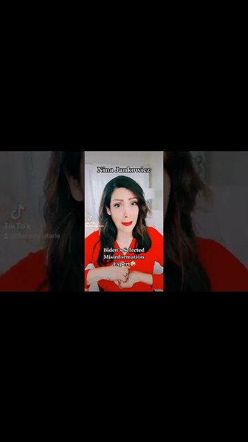Nina Jankowicz Biden's Misinformation Expert🙄🤪 #biden #joebiden #ninajankowicz